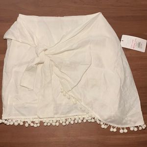 American Threads Pom Pom Wrap Skirt